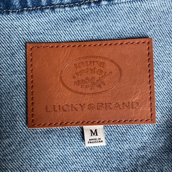 NWT Lucky Brand Floral Demin Jacket - Picture 3 of 3